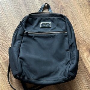 Kate Spade Black Nylon Small Backpack